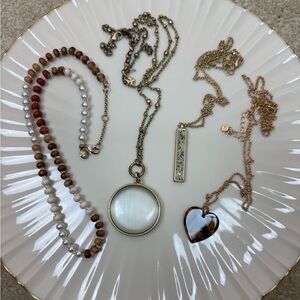 NECKLACE LOT | boho style J. Crew Lucky long pendant style beaded